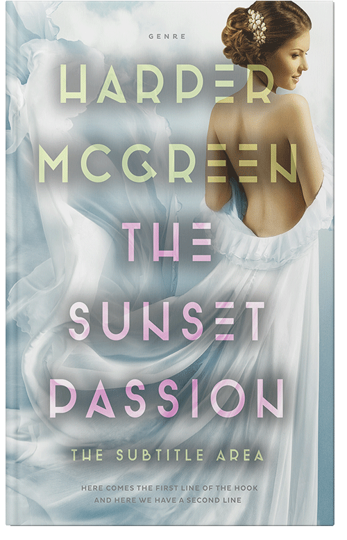 Front view of Premade Historical Book Cover - Pumice