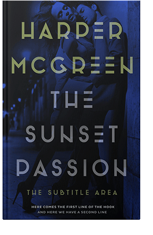 Pre Made Book Cover Ebony