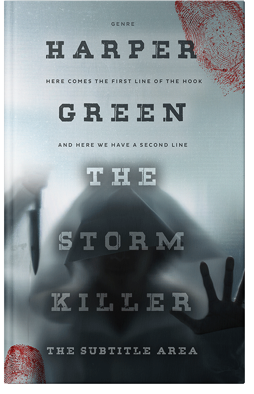 Front view of Outer Space #6984 - Premade Mystery & Thriller & Suspense Book Cover