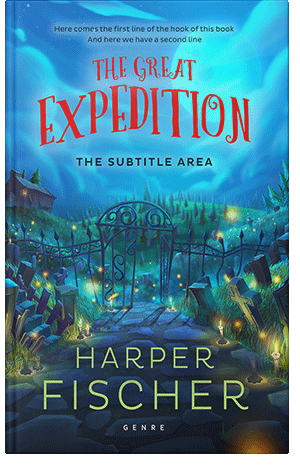 Pre Made Book Cover Blue Dianne