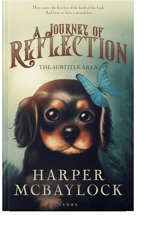 Front view of Beryl Green #6999 - Premade Children's Book Cover