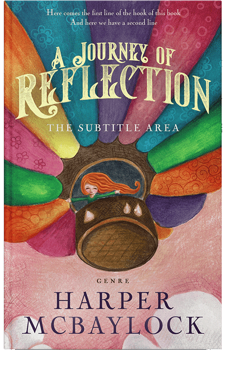 Front view of Blue Dianne #7000 - Premade Fantasy Book Cover