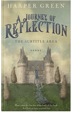 Pre Made Book Cover Heathered Gray