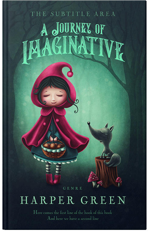 Front view of Premade Fantasy Book Cover - Mirage