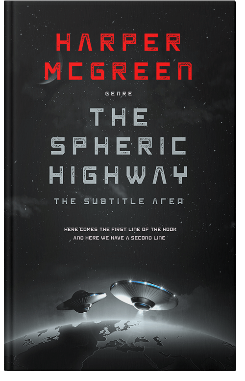 Front view of Premade Science Fiction Book Cover - Woodsmoke