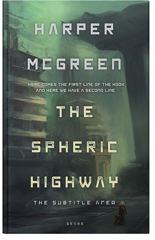 Front view of Premade Apocalyptica Book Cover - Cape Cod