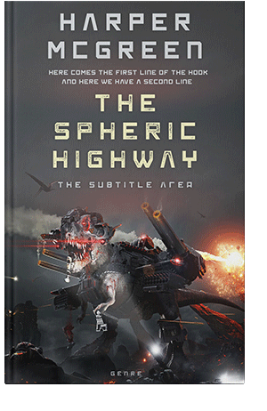 Pre Made Book Cover Ship Gray