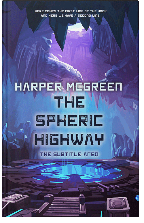 Front view of Premade Science Fiction Book Cover - East Bay