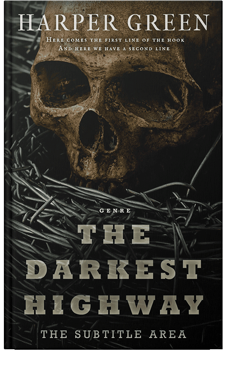 Front view of Oil #7021 - Premade Abstract Book Cover