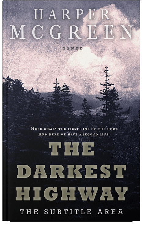 Front view of Wafer #7026 - Premade Mystery & Thriller & Suspense Book Cover