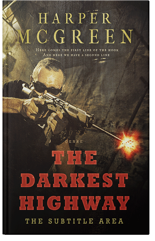 Front view of Antique Brass #7033 - Premade Mystery & Thriller & Suspense Book Cover