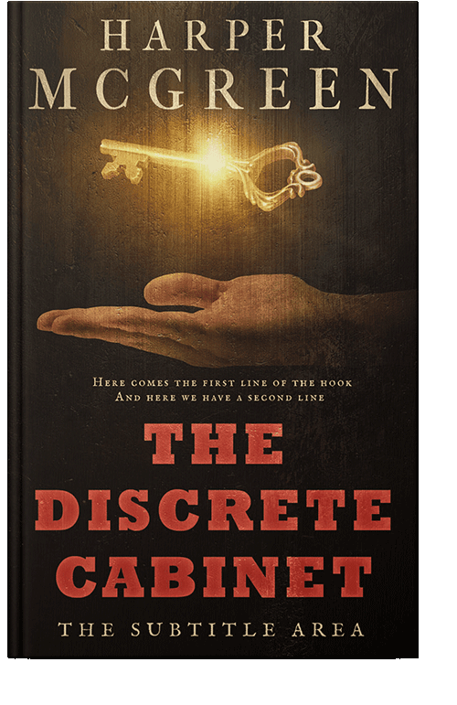 Front view of Brown Rust #7035 - Premade Mystery & Thriller & Suspense Book Cover