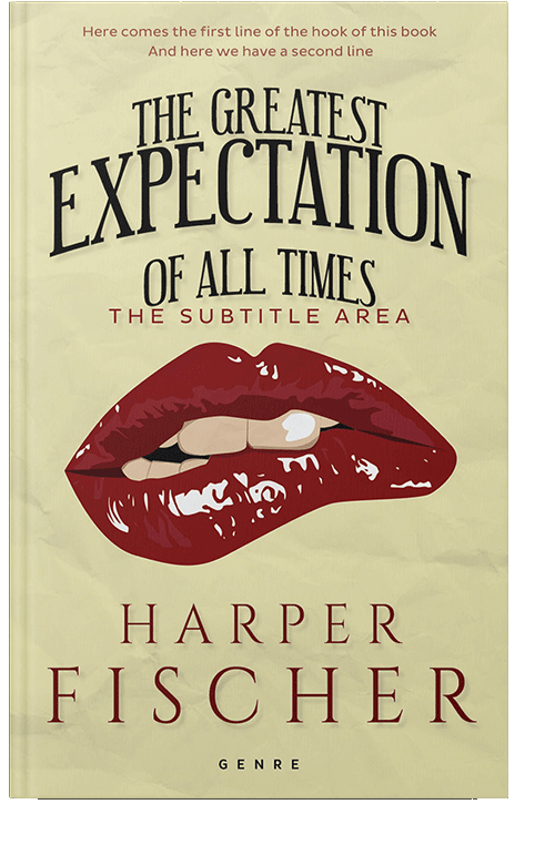 Front view of Hampton #7038 - Premade Erotica Book Cover