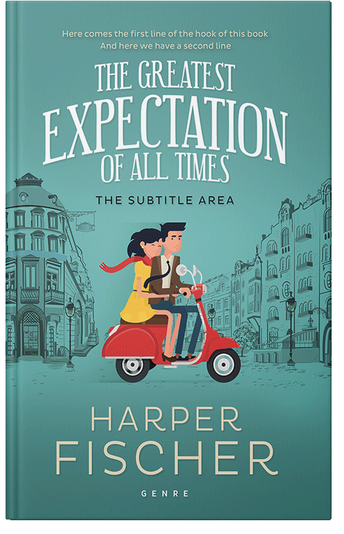 Front view of Breaker Bay #7039 - Premade Romance Book Cover