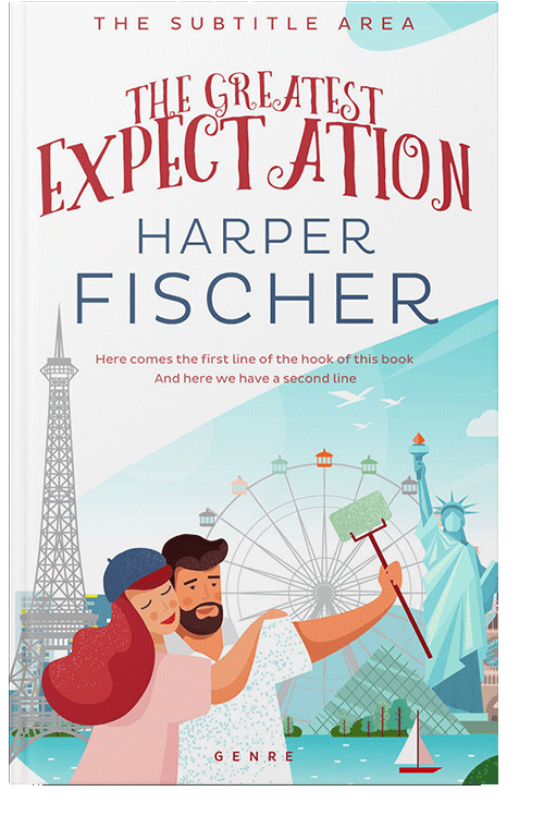 Front view of Geyser #7040 - Premade Romance Book Cover