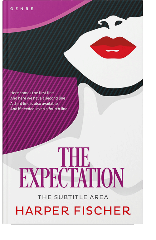 Front view of Black Bean #7043 - Premade Teen & Young Adult Book Cover