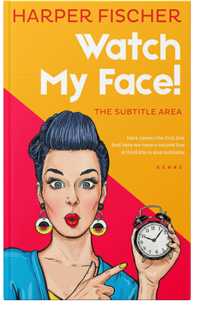 Pre Made Book Cover Blumine