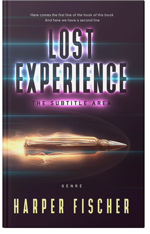 Front view of Premade Action & Adventure Book Cover - Thunder