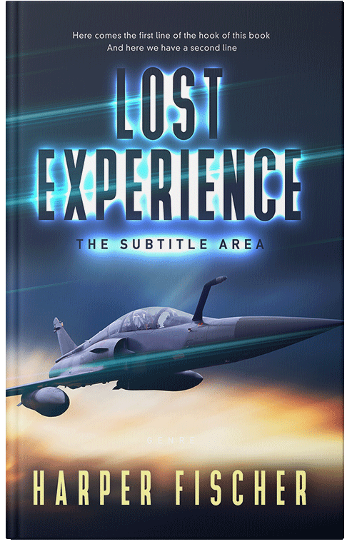 Front view of Stark White #7054 - Premade Business Book Cover