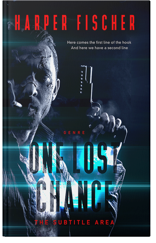 Front view of Premade Mystery & Thriller & Suspense Book Cover - Firefly