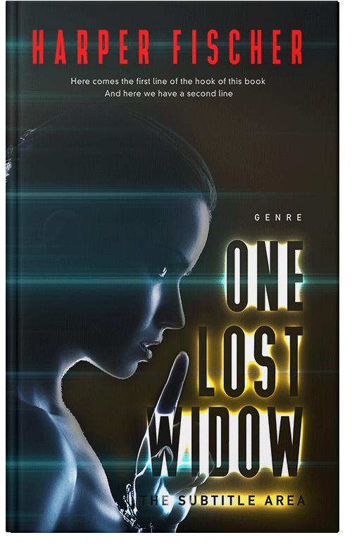 Front view of Premade Mystery & Thriller & Suspense Book Cover - Heavy Metal