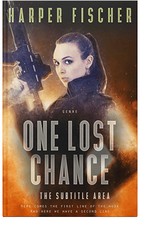 Pre Made Book Cover Harvest Gold