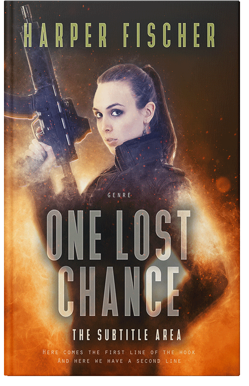 Front view of Harvest Gold #7067 - Premade Mystery & Thriller & Suspense Book Cover