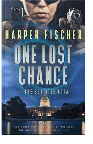 Pre Made Book Cover Pickled Bluewood