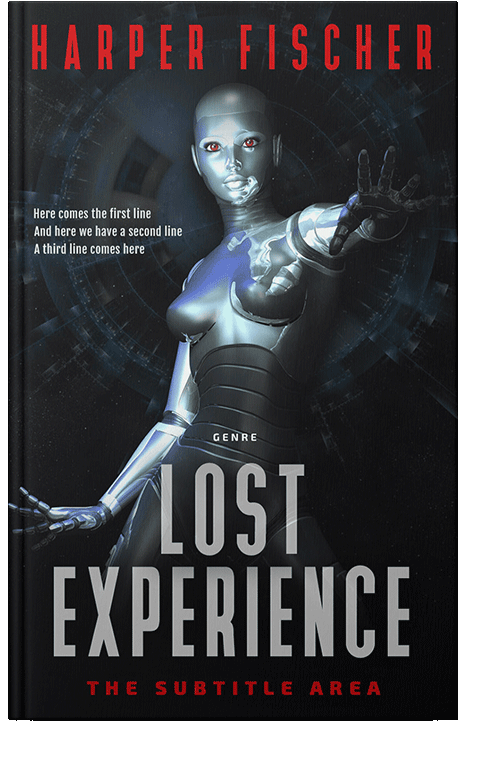 Front view of Bunker #7077 - Premade Science Fiction Book Cover