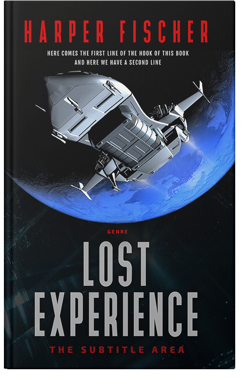 Front view of Premade Science Fiction Book Cover - Dusty Gray