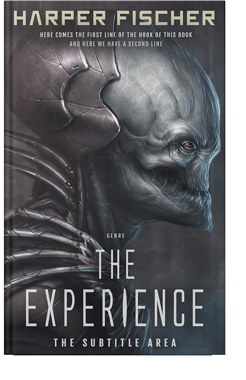 Front view of Tuna #7080 - Premade Science Fiction Book Cover