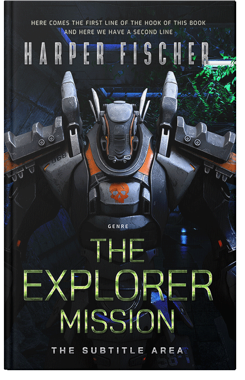 Front view of Bunker #7088 - Premade Science Fiction Book Cover