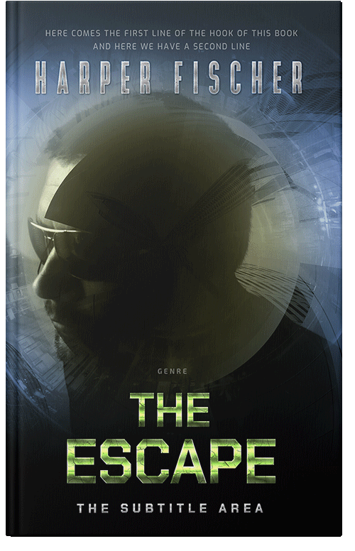 Front view of Premade Business Book Cover - Heavy Metal