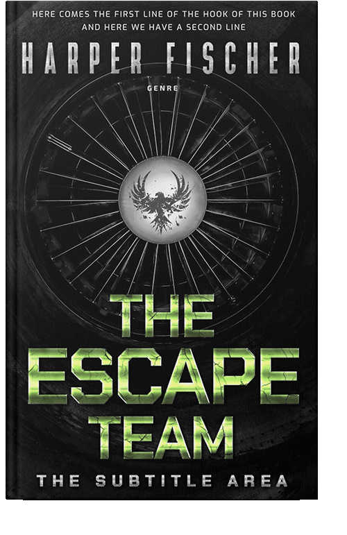 Front view of Pine Glade #7094 - Premade Abstract Book Cover