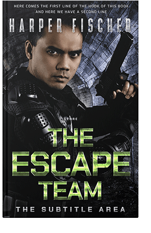 Pre Made Book Cover Swamp Green