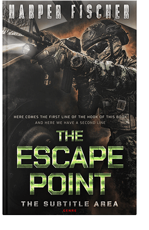 Pre Made Book Cover Cod Gray