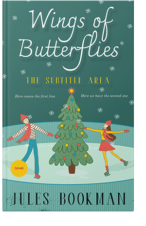 Pre Made Book Cover Faded Jade