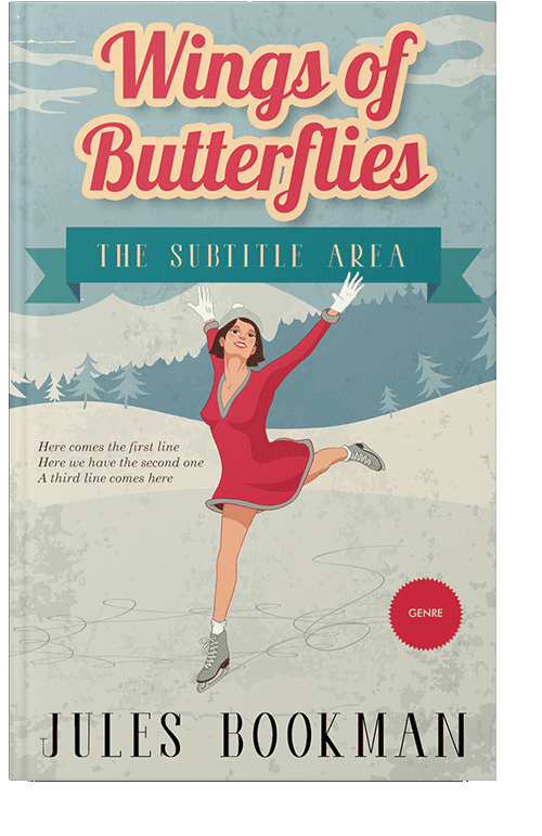 Front view of Kangaroo #7107 - Premade Teen & Young Adult Book Cover