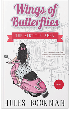 Pre Made Book Cover Bon Jour