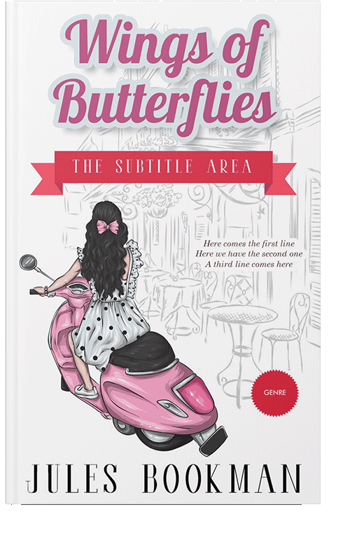 Front view of Bon Jour #7109 - Premade Travel Book Cover