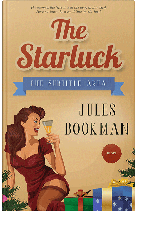 Front view of Harvest Gold #7111 - Premade Chick Lit Book Cover