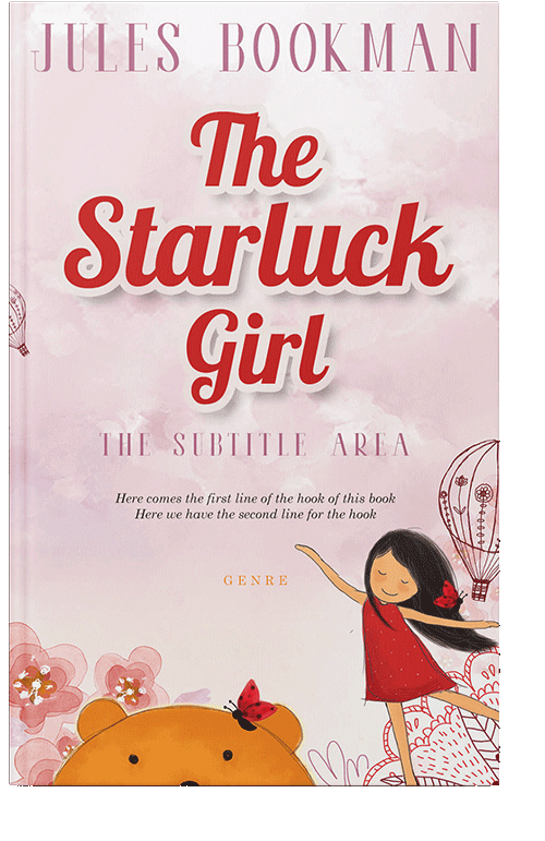 Front view of Pot Pourri #7117 - Premade Abstract Book Cover | BookCoverZone