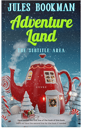 Pre Made Book Cover Nile Blue