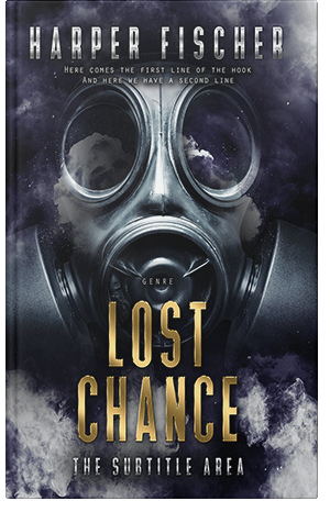 Pre Made Book Cover Steel Gray