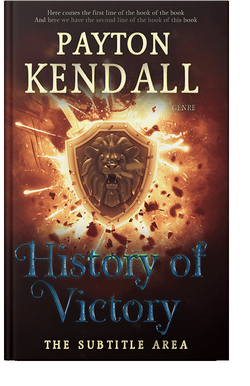 Front view of Harvest Gold #7162 - Premade Historical Book Cover