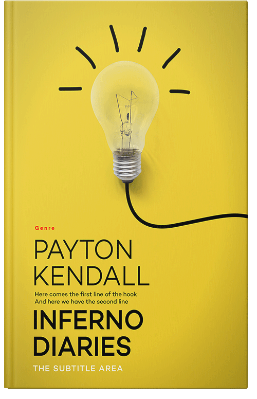 Front view of Premade Business Book Cover - Golden Dream