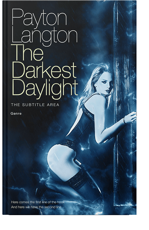 Front view of Black Pearl #7203 - Premade Erotica Book Cover