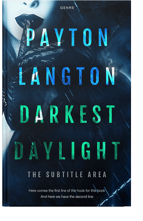 Front view of Black Pearl #7204 - Premade Erotica Book Cover