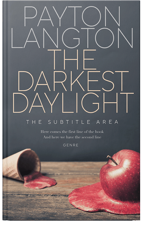 Front view of Abbey #7211 - Premade Surreal Book Cover