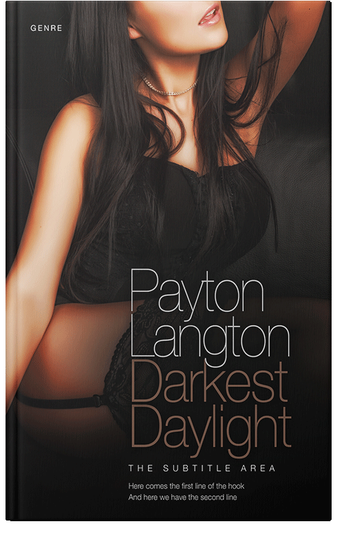 Front view of Premade Erotica Book Cover - Whiskey